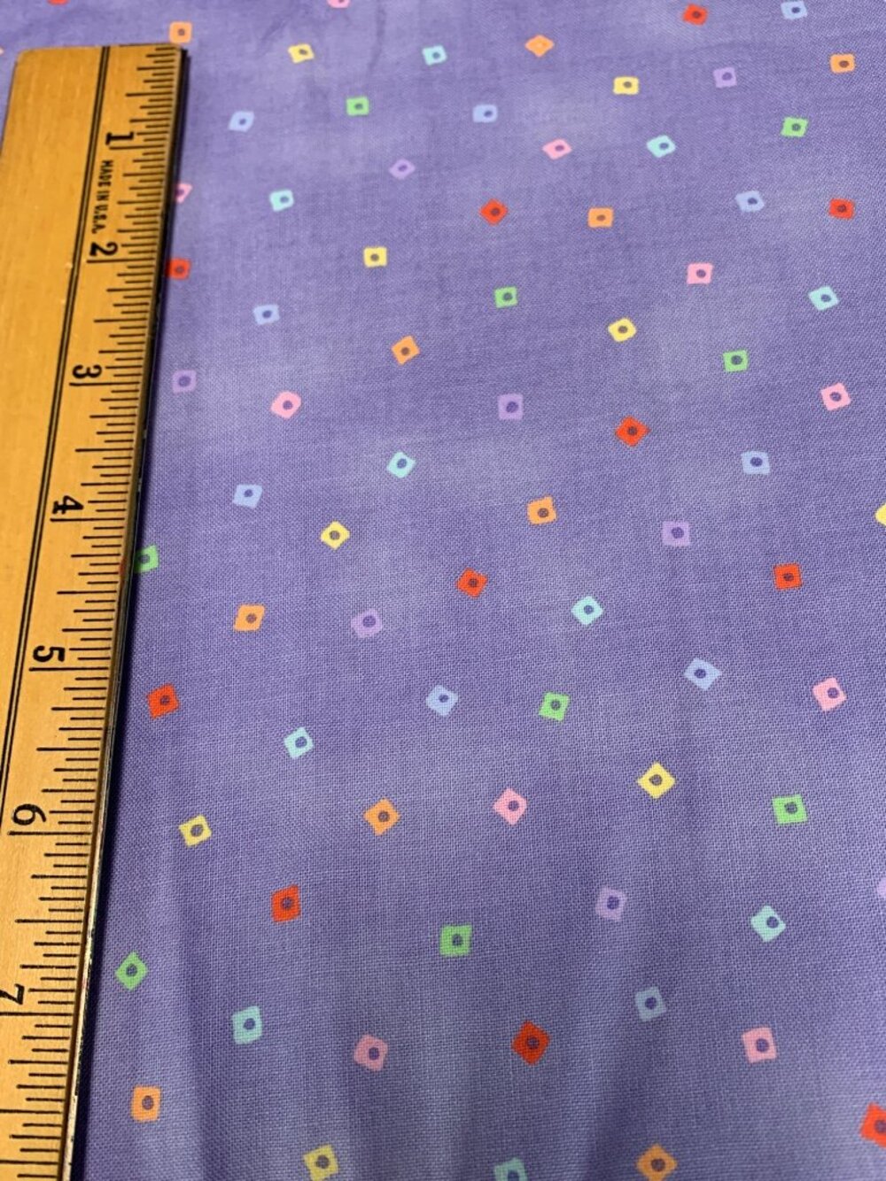 Fanciful Felines Laurel Burch Cotton Fabric 1/4 yard x 44" Purple Colorful - Picture 2 of 11